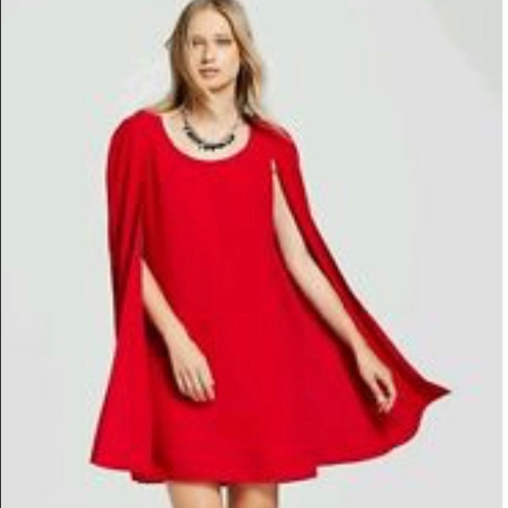 Red Cape Dress